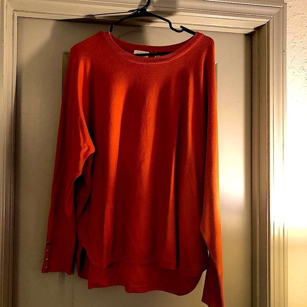 Orange Sweater